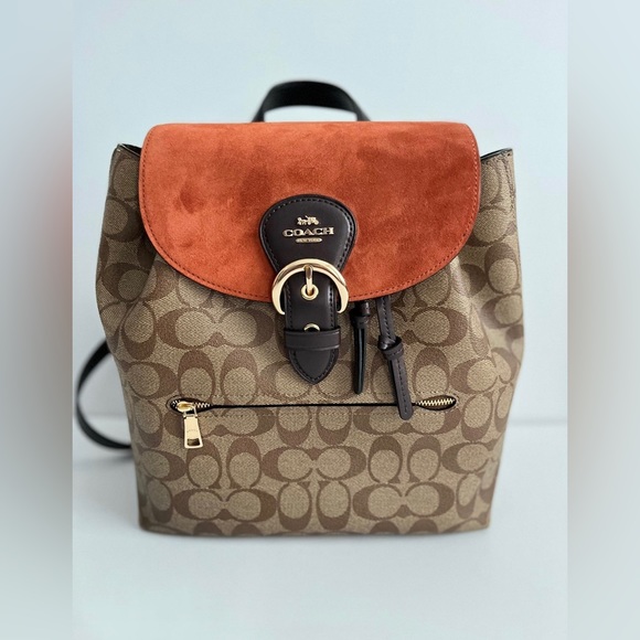 Coach Bags Coach New Kleo Signature Canvas Backpack Poshmark